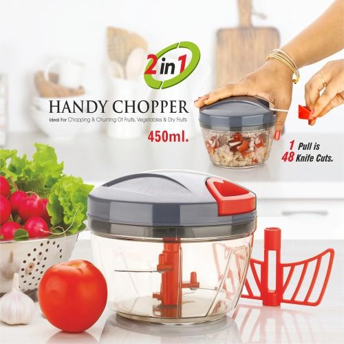 2 in 1 Handy Chopper, Color : Assorted, Packaging Type : Box