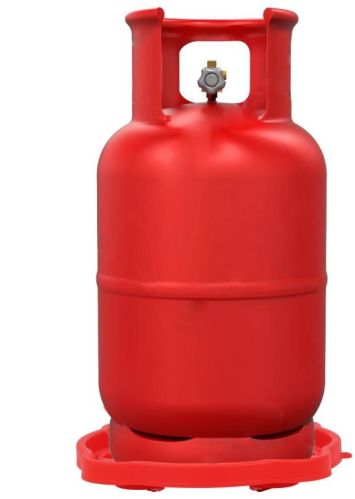 Plastic Cylinder Trolley, Color : Assorted