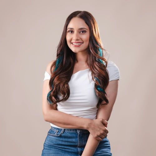 Enchanted Emerald Coloured Hair Strands for Clip-in