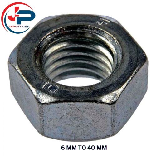 Mild Steel Lock Nut, Color : Silver, Packaging Type : Bulk