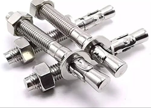 Mild Steel Wedge Anchor, Color : Metallic, Standard : ISO