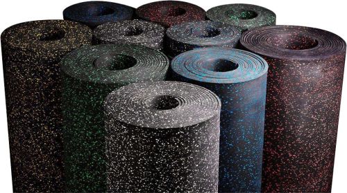 Rubber Rolls for Gyms, Outdoor Indoor Flooring, Garages, Corridors