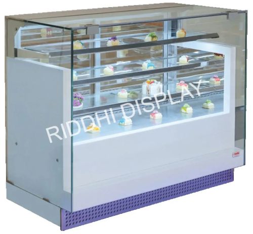 Corian Rectangular Food And Bakery Display Counter