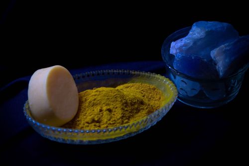 Organic Turmeric Haldi Handmade Soap, Color : Yellow