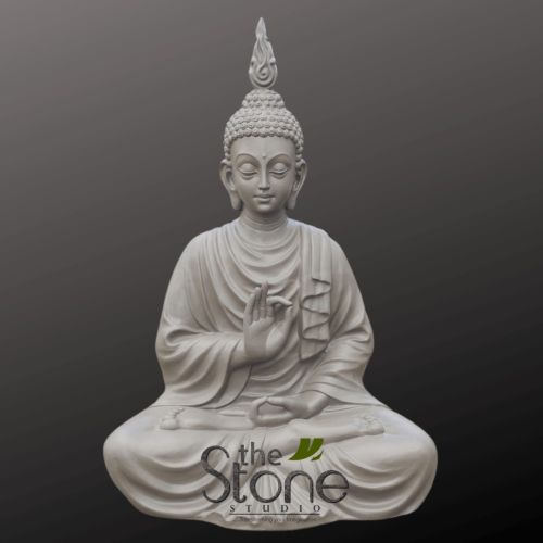 Clay Buddha Statue, Weight : 10-15 Kgs Approx