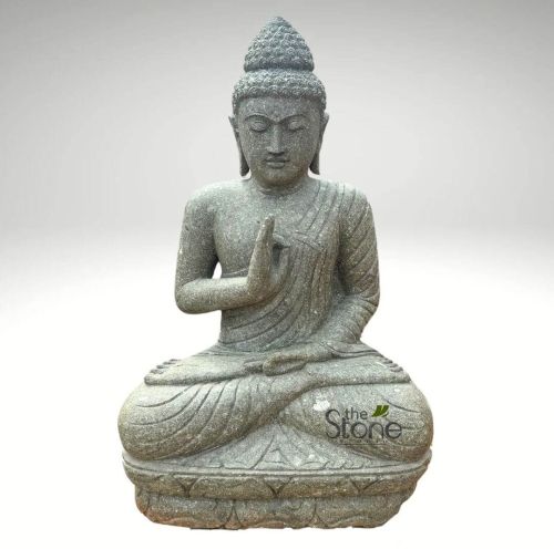 Lava Stone Buddha Statue 4ft, Color : Natural
