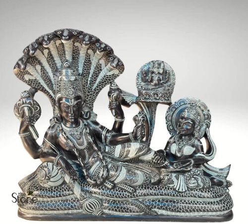 Lord Vishnu Sleeping on Sheshnag Statue 20″