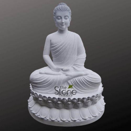 Resin 4ft Lotus Buddha Sculpture