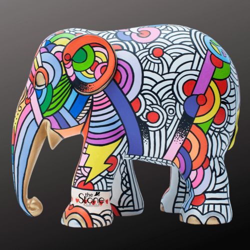Fibre POP Art Elephant Statue 2ft, Length : 36-40 Inches