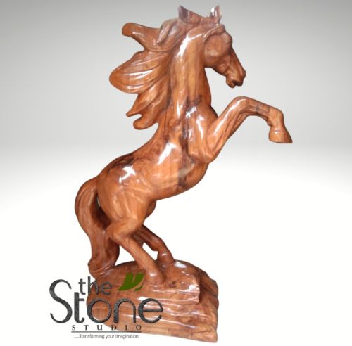 Wooden Horse Statue 2ft