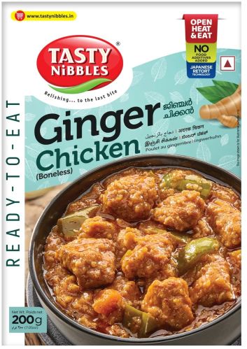 Ready To Eat Ginger Chicken, Packaging Type : Pouch
