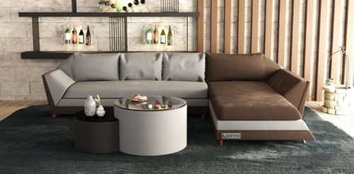 Fabric Abbey L-shape 5 Seater Sofa