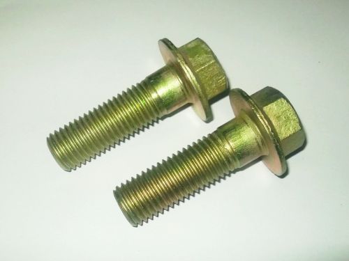 Steel Flange Bolts, Color : Black, Silver