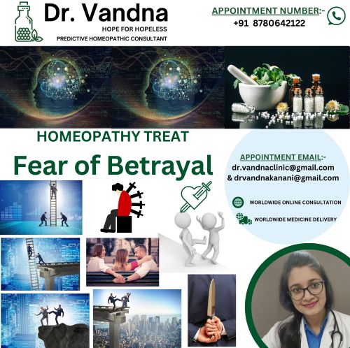Online Homeopathy Consultation for Fear OF Betrayal