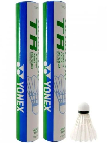 Yonex Aeroclub Tr Feather Shuttlecocks, Color : White for Badminton