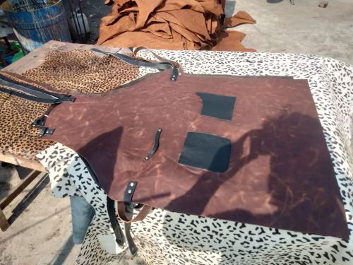 Split Leather Welding Apron, Color : Natural Tan, Yellow, Black