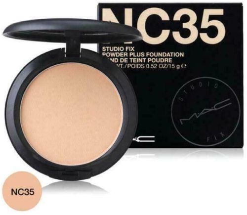 Mac NC35 Powder Plus Foundation, Packaging Size : 15gm for Make