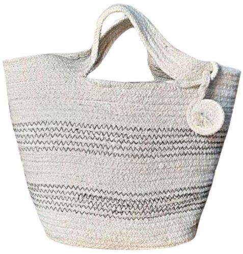 Jute Cotton Rope Handbag for Fashion Accessory, Gifting