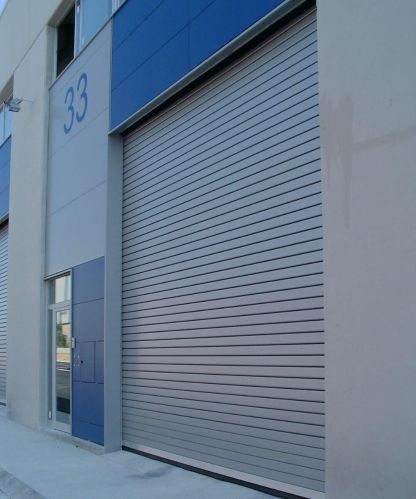 Polished Double Wall Rolling Shutter