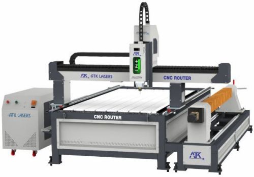 CNC Router Machine With Side Rotary