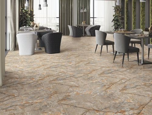 Carving Endless Silver Root Marble Gvt Tiles