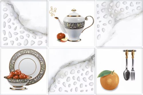 Ohg Classy Statuario Cutlery Hl Wall Tiles