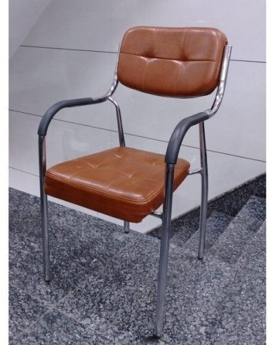 Spark Office Visitor Guest Chair in Brown Colour