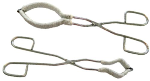 Stainless Steel Beaker / Flask Tong, Color : Silver