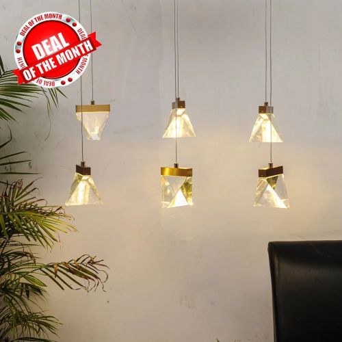 Metal Macknight Celestial LED Crsytal Chandelier