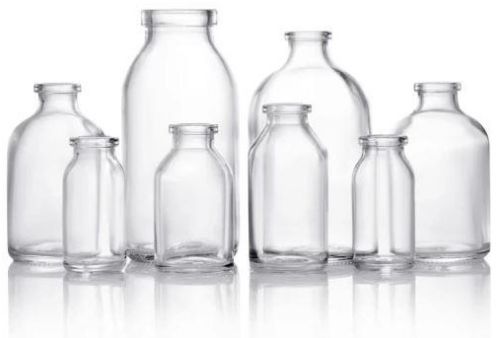 Molded Glass Vials, Shape : Cylindrical
