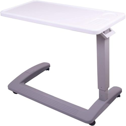 Beech-effect Laminate Hospital Overbed Table