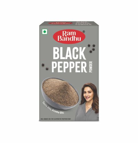 RAM Bandhu Black Pepper Powder, Packaging Size : 50g for Culinary