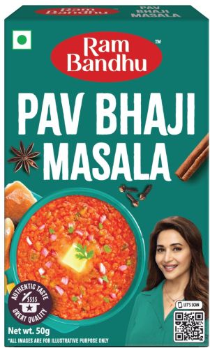 RAM Bandhu Pav Bhaji Masala, Packaging Size : 100g, 50g, 1Kg