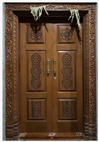 Sagwan C.p Sagawan Carving Doors, Open Style : Hinged