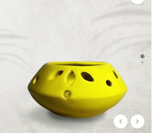 Stoneware Clay Matki T- Light Set, Color : Assorted