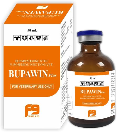 Bupawin Plus Veterinary Injections, Packaging Type : Glass Bottle