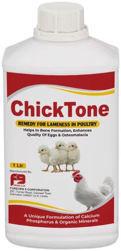 Chicktone Poultry Feed Supplements, Color : Transparent