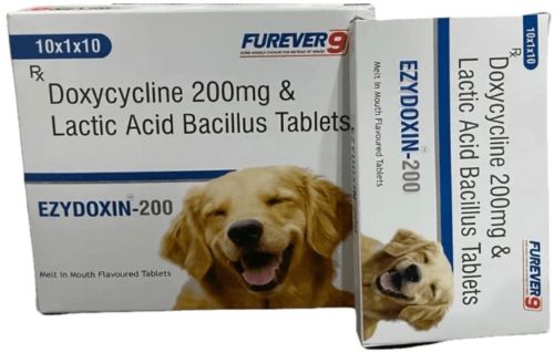 Furever 9 Ezydoxin 200 Doxycycline API 10x1x10 Tablets for Clinical
