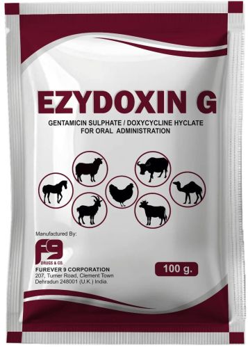 Powder Ezydoxin G Veterinary Medicines, Color : White 100g