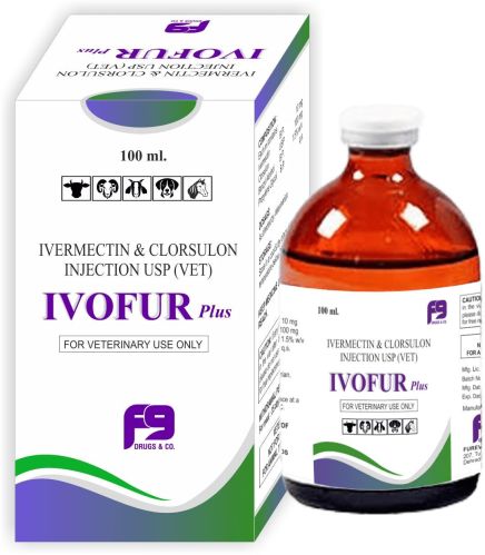 Ivofur Plus Veterinary Injections, Packaging Type : Glass Bottle