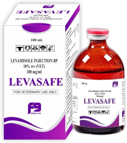 Levasafe Veterinary Injections, Packaging Type : Glass Bottle