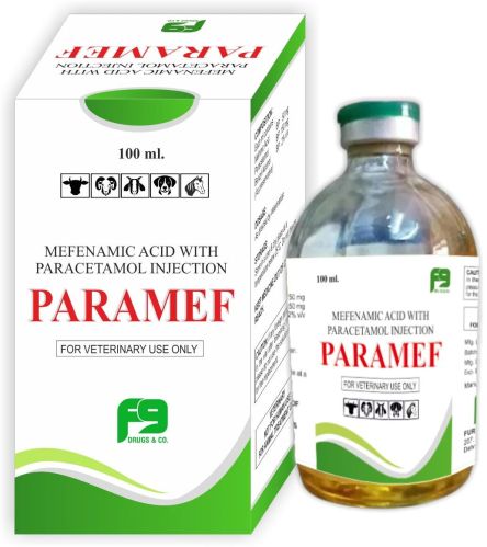 Paramef Veterinary Injections, Packaging Type : Glass Bottle