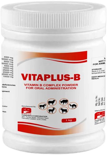 Furever 9 vitaplus- B Animal Feed Supplement, Color : White