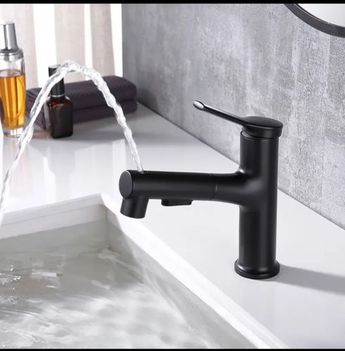 Stainless Steel Pull Out Basin Tap for Hotel