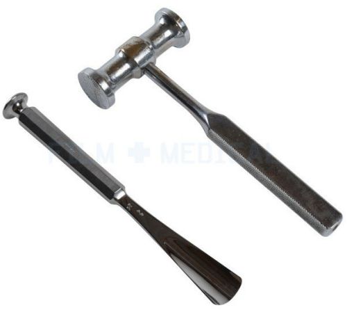 Dotcom Pharma Iron Chisel Hammer Set For Veterinary Use