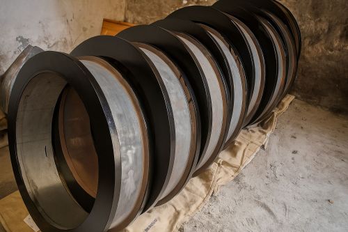 Steel LT Crane Wheel, Color : Black