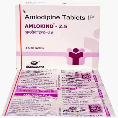Amlokind Amlodipine 2.5mg Tablet