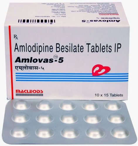 Amlovas 5mg Amlodipine Besilate Tablet