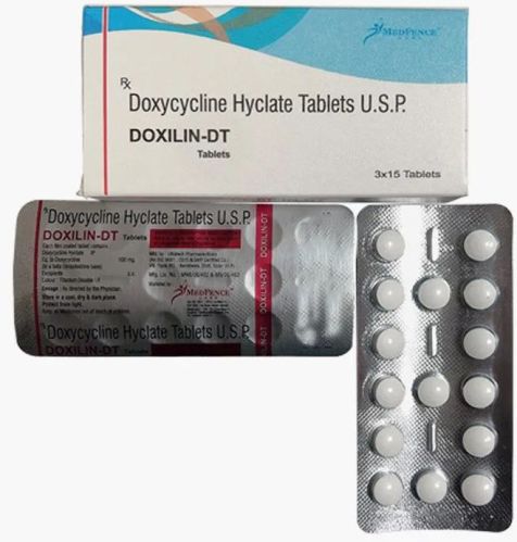 Doxilin-DT Doxycycline 100 Mg Tablet, Packaging Type : Box