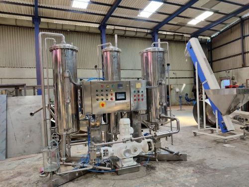 Hydraulic 40 BPM Fruit Juice Plant, Automation Grade : Automatic